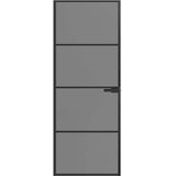  Unutarnja vrata 76 x 201,5 cm Kaljeno Staklo i Aluminij | shoptok.hr