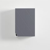 Bessagi Home Viseča Omara Rocco, Siva, Bela | Shoptok.si