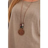 Kesi Włoski Women's set made of viscose, blouse with necklace and pants fango | Shoptok.si