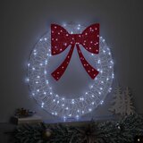  Vijenac s 60 LED svjetlima Hladna bijela 76 x 76 x 8,5 cm Akril | shoptok.hr
