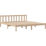 Krevet s regalom za knjige bez madraca 180x200 cm od borovine | shoptok.hr