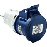 Famatel Industrijski adapter za utikač 2P+T/schuko utičnica 16A,IP20 - 13912 Cijene