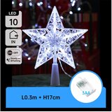 Aigostar LED božićna dekoracija 10xLED/3xAA hladno bela zvezda | Eponuda.com