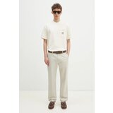 Fred Perry Pamučna majica za muškarce, boja: bež, s aplikacijom, M9827.560 | shoptok.hr