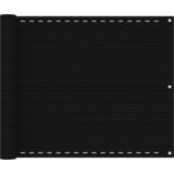 Balkonski zastor crni 75 x 400 cm HDPE Cijene