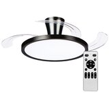 Mitea Lighting Ventilator crni plafonski 30W sa svetlom LED CCT 30W sa daljinskim upravljačem MV5040-B | Eponuda.com