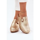 Boto Women's Heeled Sandals With Buckle Gold Veldexina | ePonuda.com
