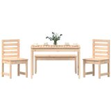 4-dijelni vrtni blagovaonski set od masivne borovine | shoptok.hr