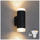  Brilagi - LED RGBW spoljašnje zidno svetlo MATERA 2xGU10/6W/230V crno IP54 | Eponuda.com