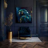 Dekorativna slika na platnu - PREMIUM ART - Rainbow Feathers in Flight () | Shoptok.si
