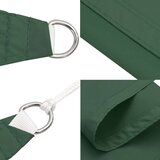 vidaXL Senčno jadro oksford blago pravokotno 4x6 m temno zeleno, (20965308) | Shoptok.si