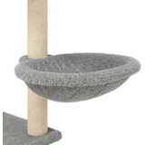  Penjalica za mačke sa stupovima za grebanje svjetlosiva 153 cm | shoptok.hr