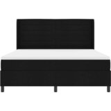 LED Box Spring Krevet s madracem Crna 180 x 200 cm tkanina | Eponuda.com
