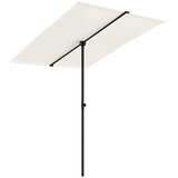 Vrtni suncobran s aluminijskim stupom 2 x 1,5 m pješčano bijeli | Eponuda.com