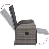  7-dijelni vrtni blagovaonski set s jastucima sivi | shoptok.hr