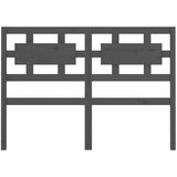  Posteljno vzglavje sivo 205,5x4x100 cm trdna borovina, (20645618) | Shoptok.si