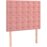 Box spring krevet s madracem ružičasti 90x200 cm baršunasti | shoptok.hr