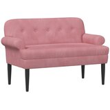  Ljubavni kauč s gumbima Ružičasta 120 x 66 x 78 cm Baršun | Eponuda.ba