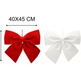Molarem Home Božićni ukras - Velika mašna 40 x 45 cm, bijela | shoptok.hr