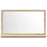  Kupaonski ormarić s ogledalom boja hrasta 60x11x37 cm drveni | shoptok.hr