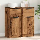 vidaXL Komoda 2 kom staro drvo 30x30x70 cm konstruirano drvo Cijene