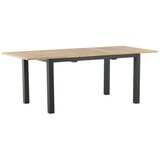 Venture Home Panama pravokutni vrtni blagovaonski stol 152 × 90 cm, crni | shoptok.hr
