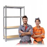 Plonos PL-701 metalni skladišni regali 174 × 80 × 40 cm – set 2 kom | shoptok.hr
