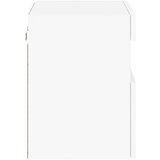  Zidni TV ormarić s LED svjetlima bijeli 40 x 30 x 40 cm | shoptok.hr
