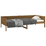  Dnevni ležaj od masivne borovine smeđa boja meda 90 x 190 cm | shoptok.hr