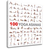  Motivaciona slika na platnu 100 Yoga asanas (moderne slike sa) Cijene