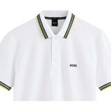 Boss Paddy Piqué Polo Shirt Open White/Yellow Bijela | shoptok.hr