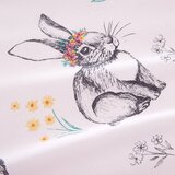 Catherine Lansfield Rožnata enojna otroška posteljnina 135x200 cm Bunny Tails Ditsy Flowers – | Shoptok.si