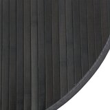  Okrugli tepih sivi 100 cm od bambusa | shoptok.hr