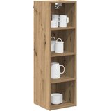 vidaXL Viseča omarica s polico Riga Umetni hrast 30 x 29,5 x 100 cm | Shoptok.si