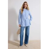 Trendyol Modest Ženska košulja Tctss26Tg00022, Svetloplava Cene