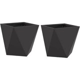  Sadilica 2 pcs Crna 30 x 30 x 30 cm Čelik | Eponuda.ba