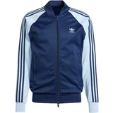 Adidas Jopa na zadrgo 'Adicolor Classics Sst' mornarska / svetlo modra