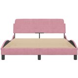  Okvir za krevet s uzglavljem Dover 140x200 cm baršunasti | shoptok.hr