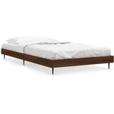  Okvir kreveta bez madraca smeđa boja hrasta 90 x 200 cm drveni | shoptok.hr