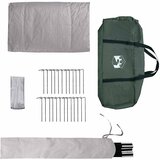 Tipi šator Maslinasto zelena 250 x 250 cm Poliester i čelik | Eponuda.com