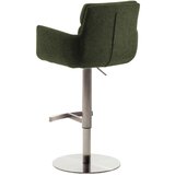 Dieter Knoll BARSKI STOL, barve nerjavečega jekla, olivno zelena | Shoptok.si