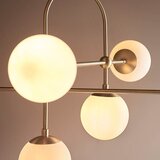  Endon 90842 - Luster na štapu 6xE14/7W/230V mesing/bela | Eponuda.com