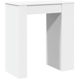  Barski stol s držačima bijeli 95x47x103,5 cm drveni | shoptok.hr