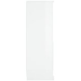  Visoka komoda sjajna bijela 36x35,5x103,5 od konstruiranog drva | shoptok.hr