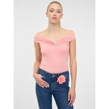 Orsay Light Pink Women's Short Sleeve T-Shirt with Applique - Women's | Shoptok.si