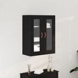 vidaXL Wall Mounted Cabinet Crni hrast Konstruirano drvo Veliki bife Cijene