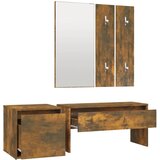  Set namještaja za hodnik boja hrasta konstruirano drvo | shoptok.hr