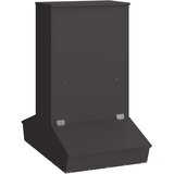 vidaXL Hranilnik za prašiče Črna 82 x 51 x 91,5 cm, (5000240464) Cene