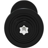  Palica z utežmi 90 kg lito železo in kromirano jeklo, (20776563) | Shoptok.si