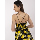 Italy Moda Dress-MI-SK-22099.76-black-yellow | shoptok.hr